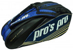 Pros Pro 8-Racketbag Black Force black/blue
