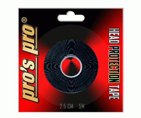 Head Protection Tape 2,5 cm 5 m black