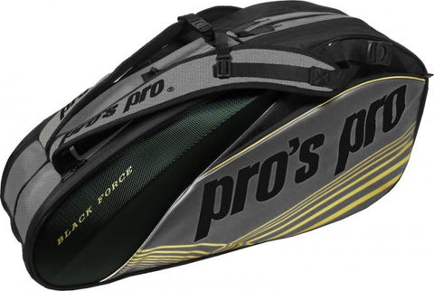 Pros Pro 8-Racketbag Black Force black/graphite