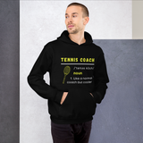 Unisex Sweatshirt Tennis Coach