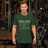 Unisex T-shirt Tennis Coach
