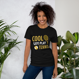 Unisex T-shirt Cool Guys Play Tennis